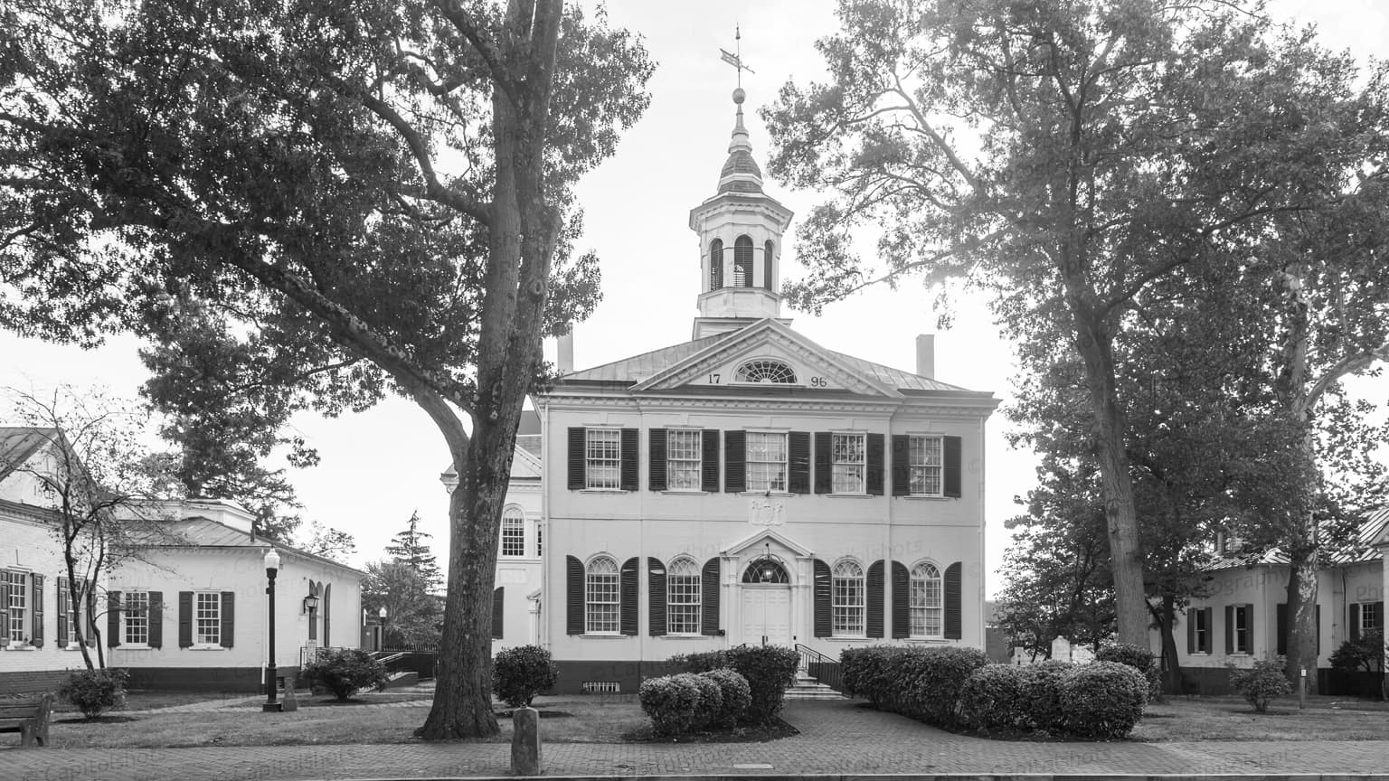 Historic Burlington County Courthouse in Mount Holly, New Jersey